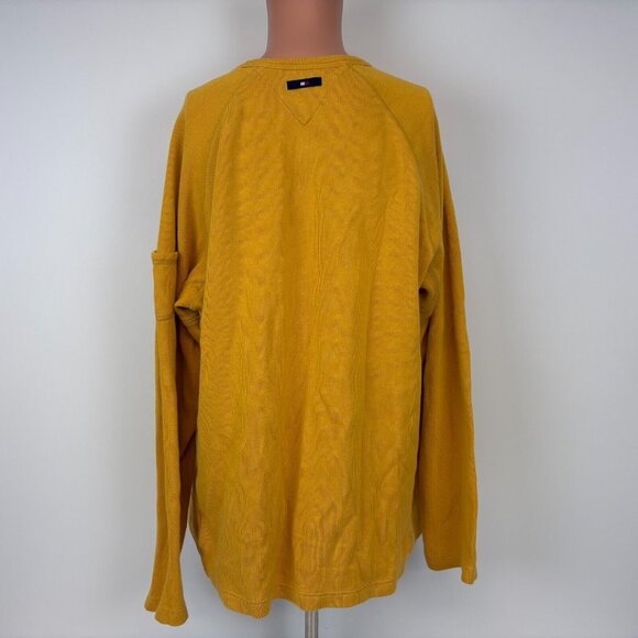 Vintage Tommy Jeans Crewneck Sweatshirt Mens Size 2XL Gold Embroidered - Picture 4 of 6